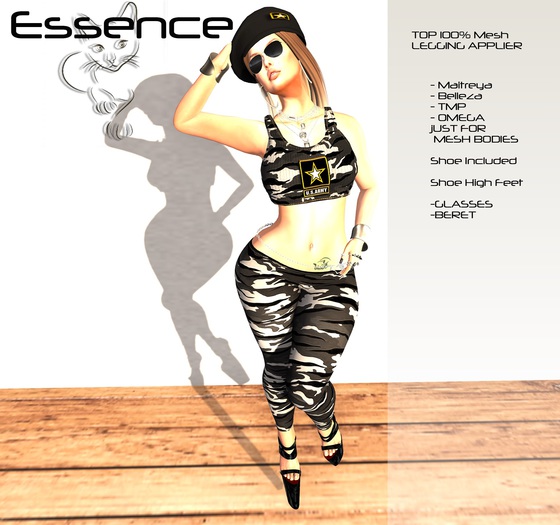 :ESSENCE: ARMY FULL OUFIT