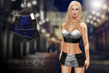 [FLRN] Padme Skirt Black&Navy