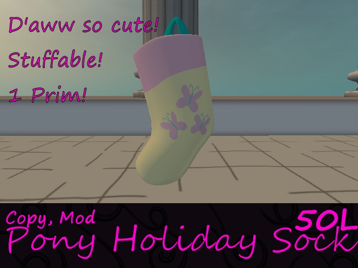 *TRIX* Pony Holiday Stocking Fluttershy