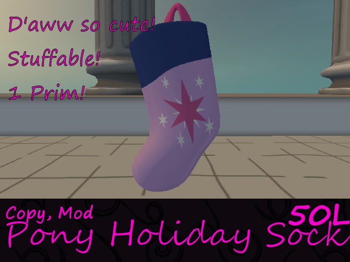 *TRIX* Pony Holiday Stocking Twilight Sparkle