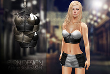 [FLRN] Padme Bustier Black&Tan