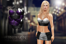 [FLRN] Padme Bustier Black&Purple