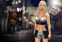 Padme Bustier Black&Orange