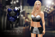 [FLRN] Padme Bustier Black&Navy