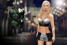 [FLRN] Padme Bustier Black&Green