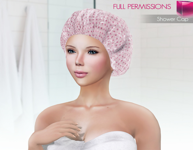 Full Perm Non Rigged Mesh Nylon Shower Cap