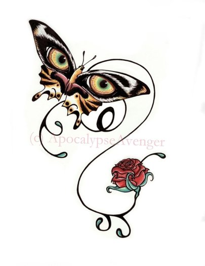 tattoo papillon