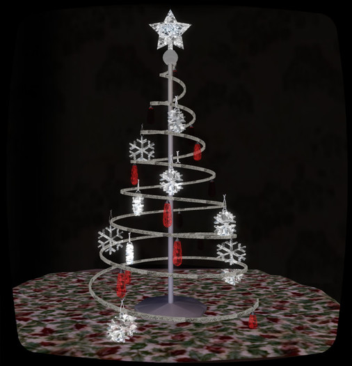 Diamond  Gem ChristmasTree- Ruby