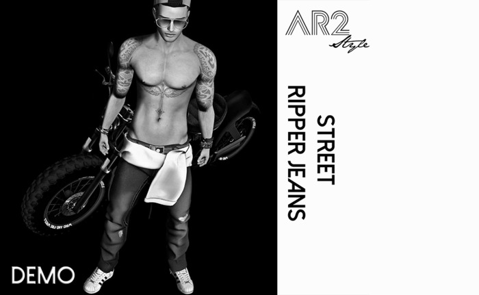 [AR2 Style] Street Ripper Jeans + Waist Shirt + Belt DEMO