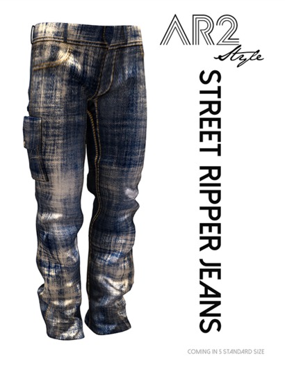 [AR2 Style] Street Ripper Jeans - MAN - Grunge (Wear Me)