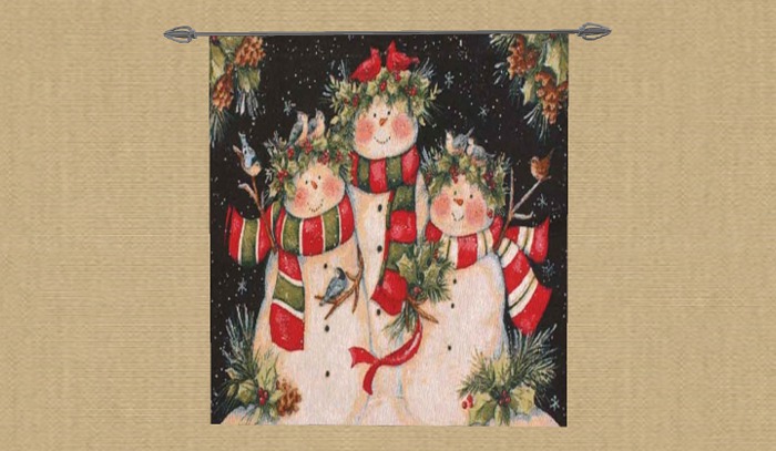 Snow Family Tapestry