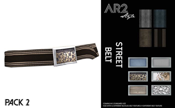 [AR2 Style] Street Belt - MAN - Pack 2 (Wear Me)