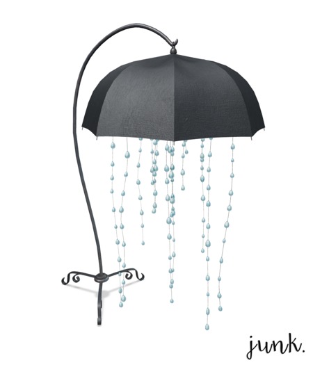 junk. artificial gloom hanging light.