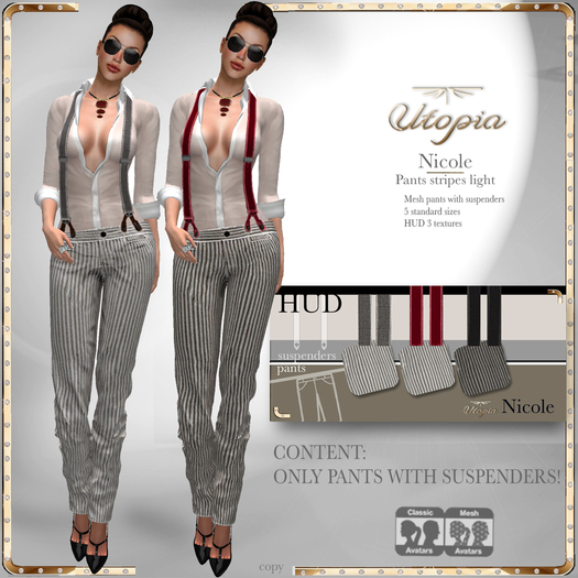 Utopia Nicole stripes light