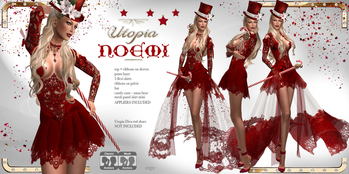 Utopia Noemi red