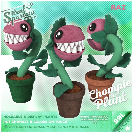 ~silentsparrow~ Alle - Chompie the Plant!