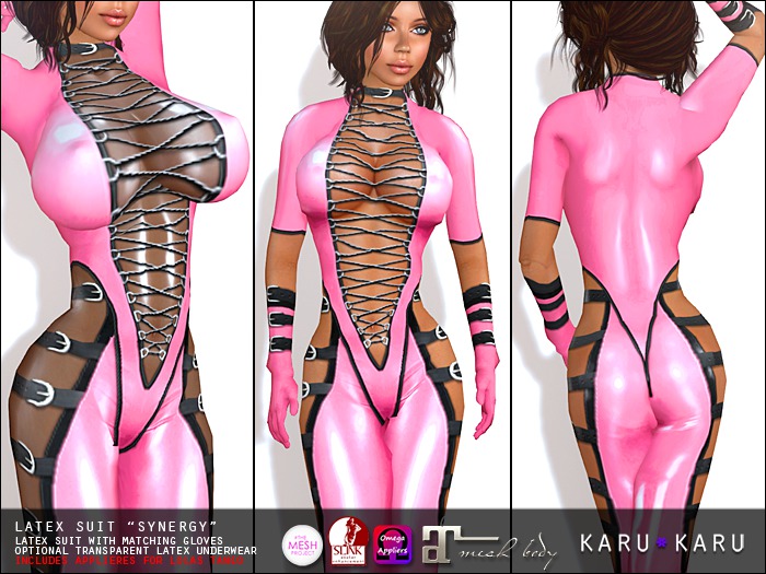 KARU KARU - Latex Suit SYNERGY (Pink)