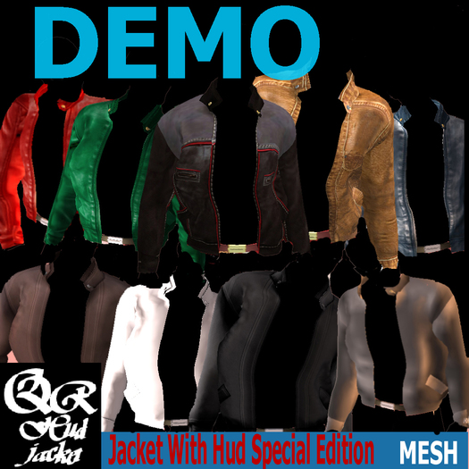 QR Mens Leather Jacket Special Edition DEMO