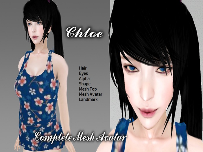 Chloe ~ Complete mesh avatar