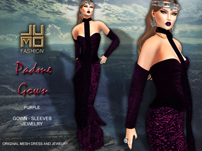 Second Life Marketplace - .:JUMO:. Padme Gown Purple