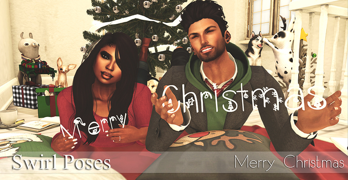 . Swirl Poses . - Merry Christmas