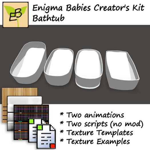 Enigma Babies Creator's Kit - Bathtub