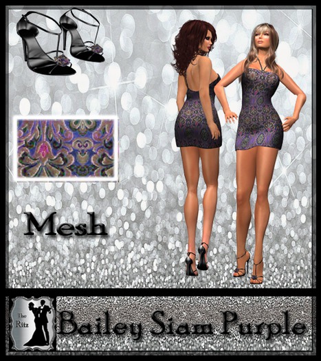 Bailey Dress Siam Silk Purple The Ritz