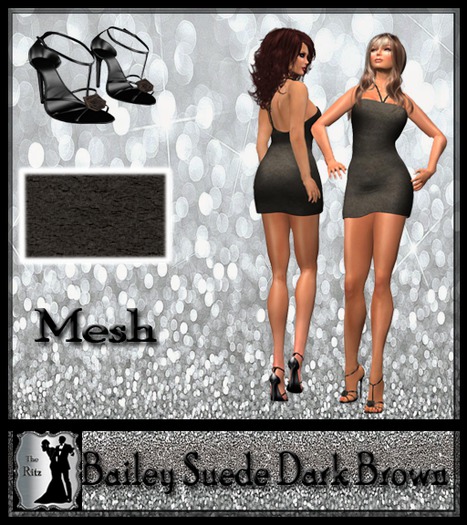 Bailey Dress Natural Suede Dark Brown The Ritz