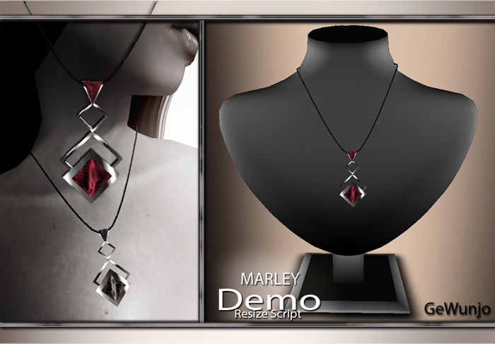 GeWunjo : MARLEY red necklace DEMO