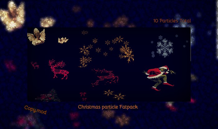 Christmas Particles,snowflake Fatpack
