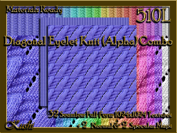 *Kushi* Wicker Weave Seamless Texture Pack