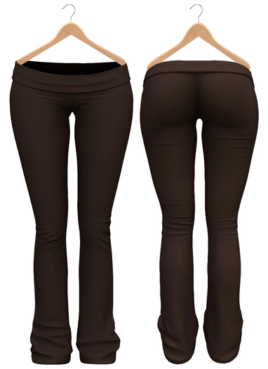 Blueberry - Sylvia Mesh Yoga Pants - Maitreya/Belleza/Slink - Brown