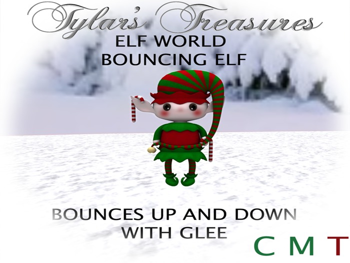 .:TT:.  ELF WORLD BOUNCING ELF BOXED