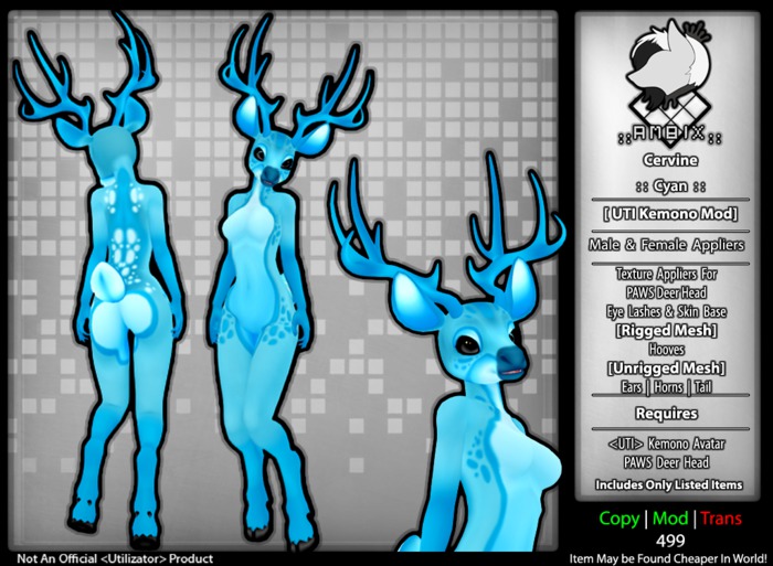 ::AMBIX:: Cervine [Cyan] ::