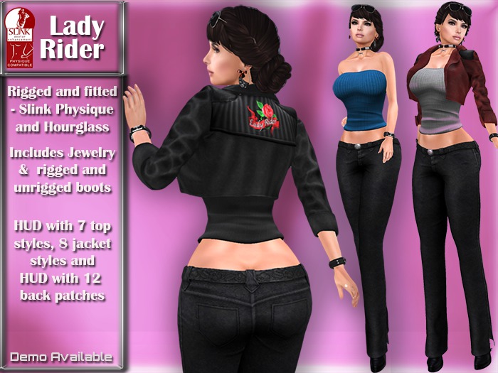 Slink Physique and Hourglass - Lady Rider Complete Outfit