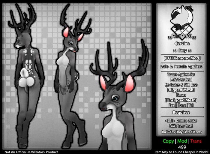 ::AMBIX:: Cervine [Grey] ::