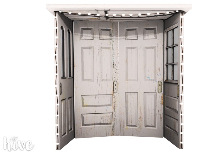 The Hive - Upcycled Door Decor [Light]