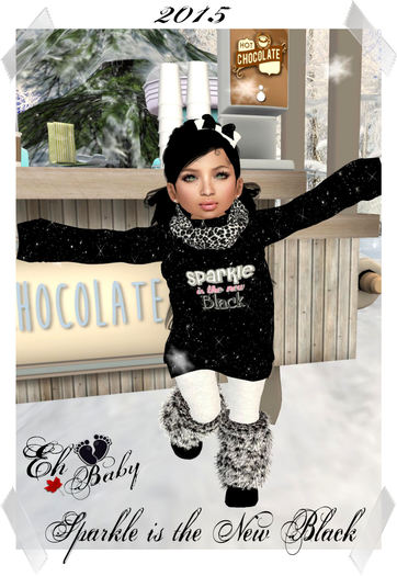 Eh Baby Second Life Marketplace - EH Baby ~ Sparkle is the New Black Outfit