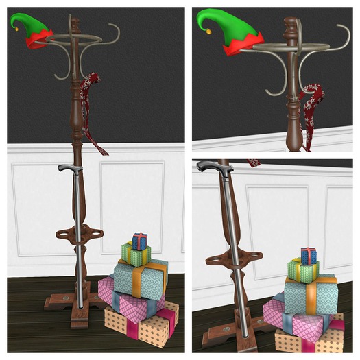 {ACD} Xmas Coat Stand Set(MeshMaterials) (Copy Only)