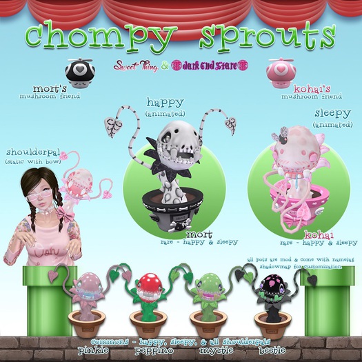 Sweet Thing. & darkendStare . Shoulderpal Myrtle {ChompySprou 1