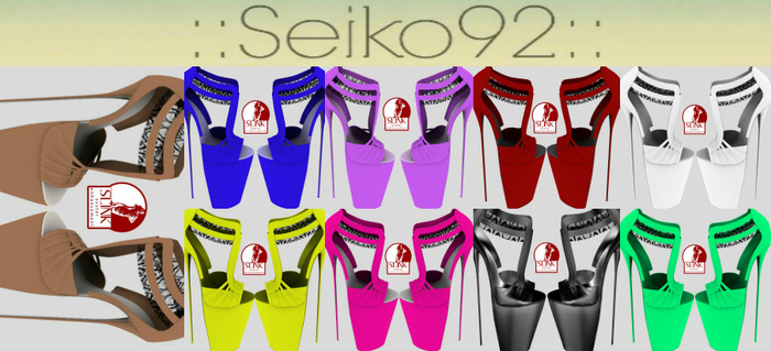 [FATPACK]::Seiko92::Sandals 9 Colours Slink Feet