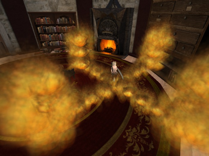 Fire magic: Fire Cross - Jinn