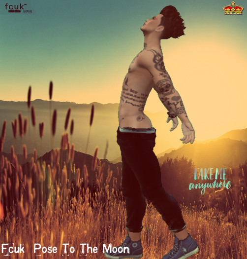 Fcuk  Pose To The Moon