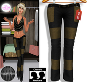 .: COUTURE ROCK MESH SARCASTIC PANTS :. UY 10