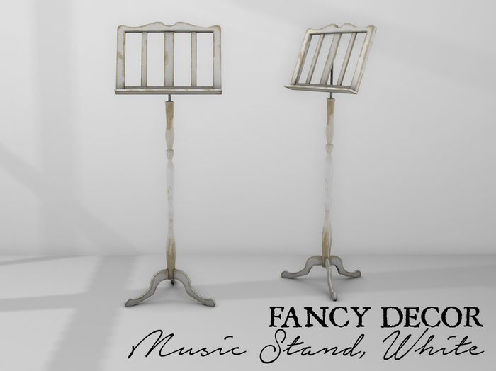 Fancy Decor: Music Stand (white)