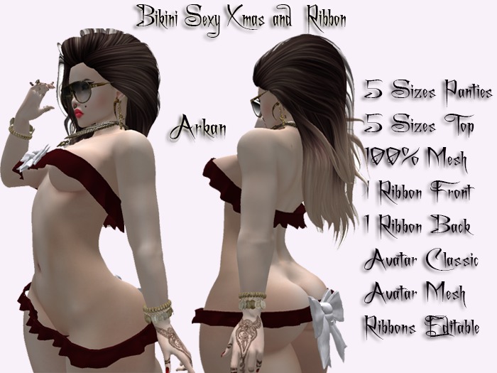 .::Arkan::. Bikini Sexy Xmas And Ribbon