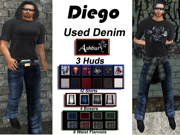 [ASHBURY] Diego Jeans Used w/HUDS