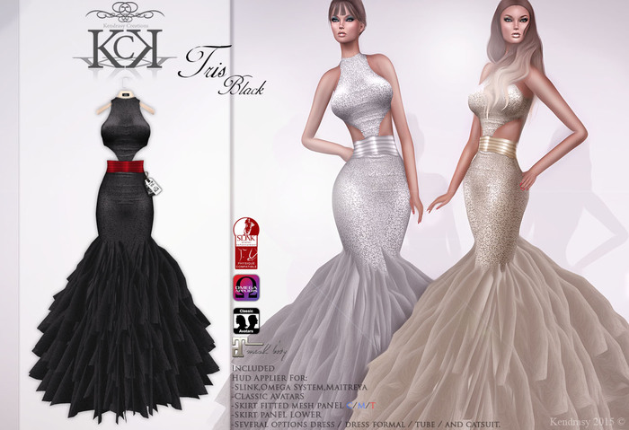 :::KC::: Tris Dress Black