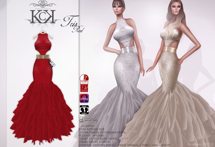 :::KC::: Tris Dress Red