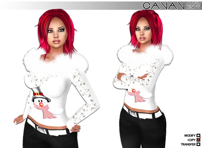 ❀CANAN - Mesh Hair 'DINA' Light Red  DEMO ❀